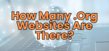 How Many .Org Websites Are There? (2024 Stats)