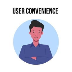 User convenience illustration
