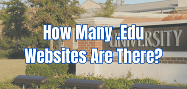 How Many Edu Websites Are There