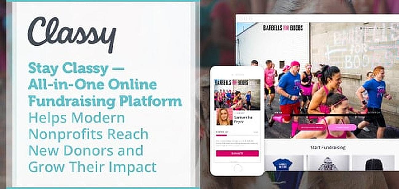 Stay Classy All In One Online Fundraising Platform Helps Modern