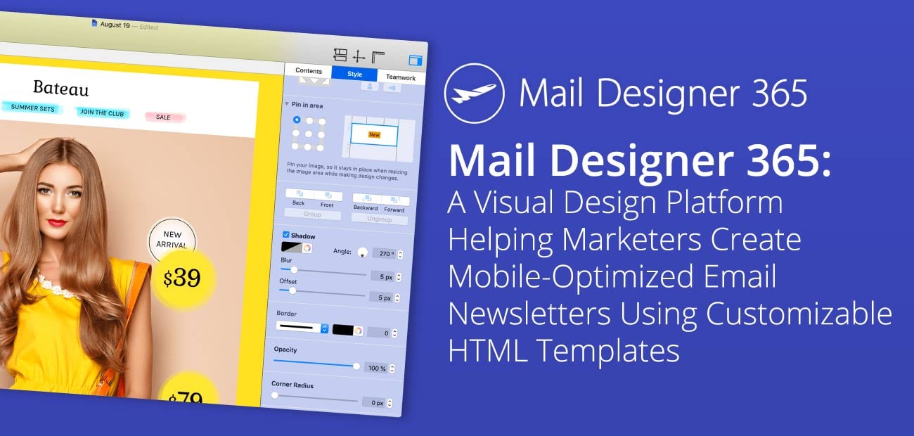 mail designer pro banner and menu not mobile optimized