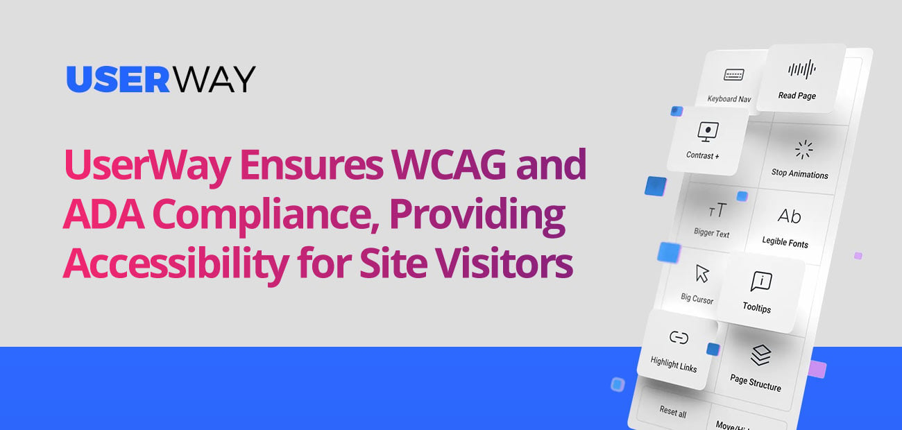 Building and Hosting a Website? UserWay Ensures WCAG and ADA Compliance ...